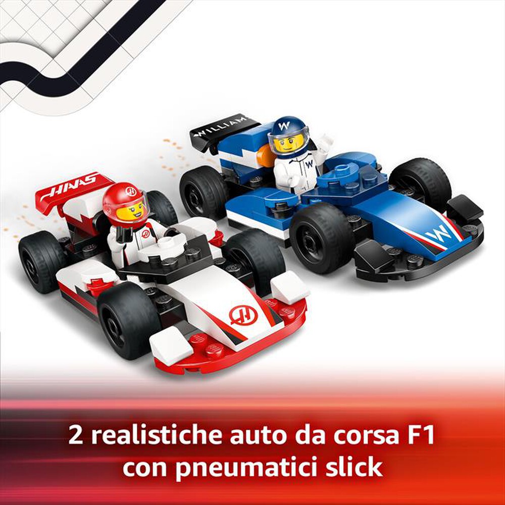 Immagine del prodotto LEGO - CITY F1 Monoposto Williams Racing e Haas F1&reg; 60464