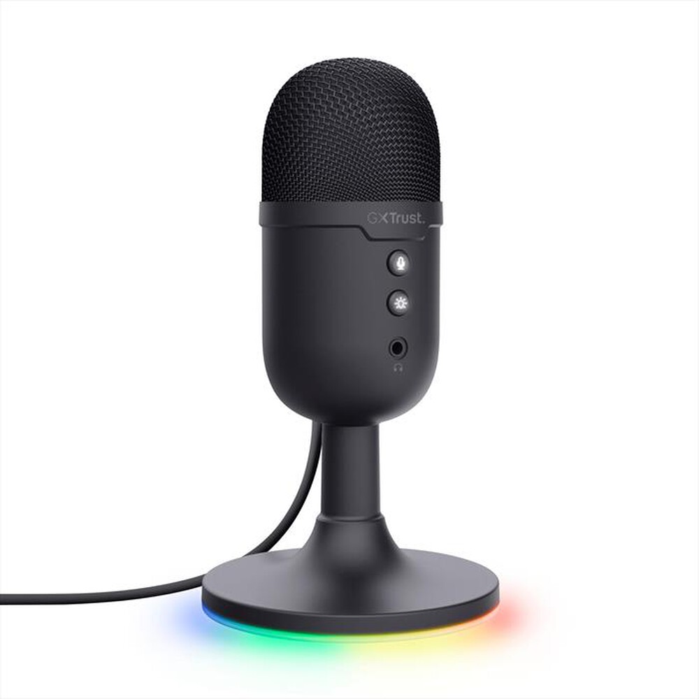 "TRUST - Microfono gaming USB GXT234 YUNIX-Black"