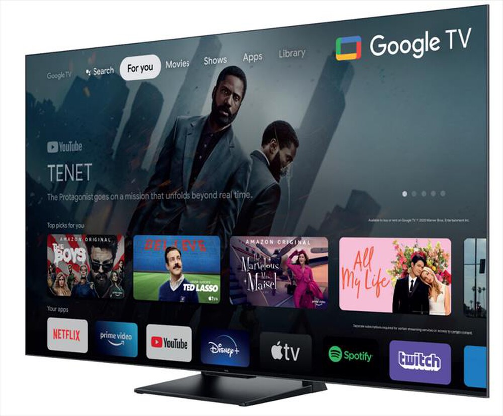 "TCL - Smart TV Q-LED UHD 4K 65\" 65C749-Nero"