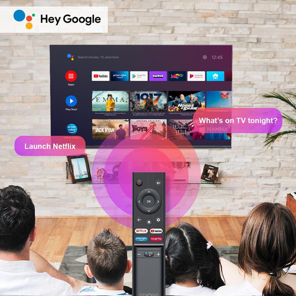 "STRONG - Smart TV LED UHD 4K 55\" SRT55UD7553-argento"