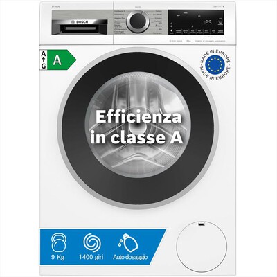 BOSCH - Lavatrice Serie 6 WGG244F1IT 9Kg 1400g/m Classe A-Bianco