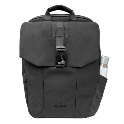 PURO - Zaino in Polyester e Nylon SUMMIT-Nero