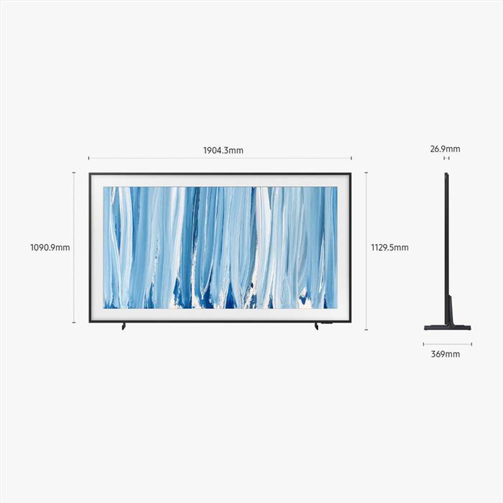 Immagine del prodotto SAMSUNG - Smart TV The Frame Pro QLED AI 85" QE85LS03HWUXZT-Black