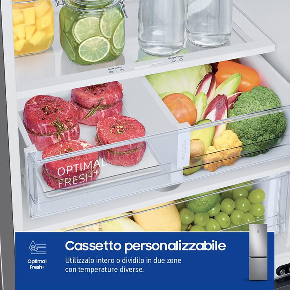Immagine del prodotto SAMSUNG - Frigorifero combinato RB34C675DSA/EF Classe D-SILVER INOX