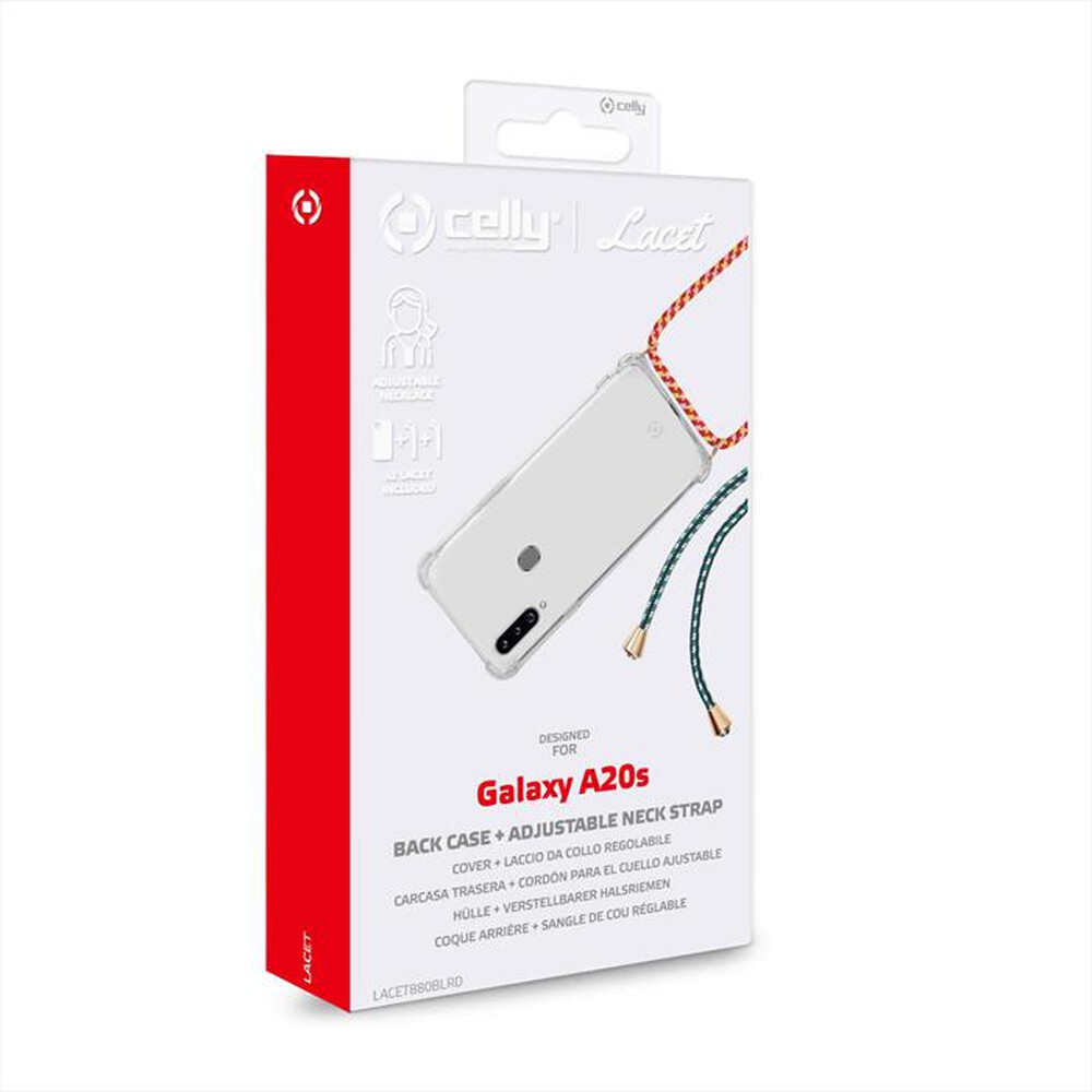 Immagine del prodotto CELLY - LACET880BLRD - LACET CASE GALAXY A20S-Trasparente/TPU