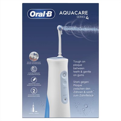 ORAL-B - Idropulsore Portatile Aquacare 4-BIANCO/BLU