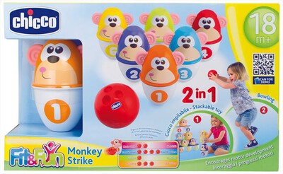 CHICCO - Bowling monkey stike