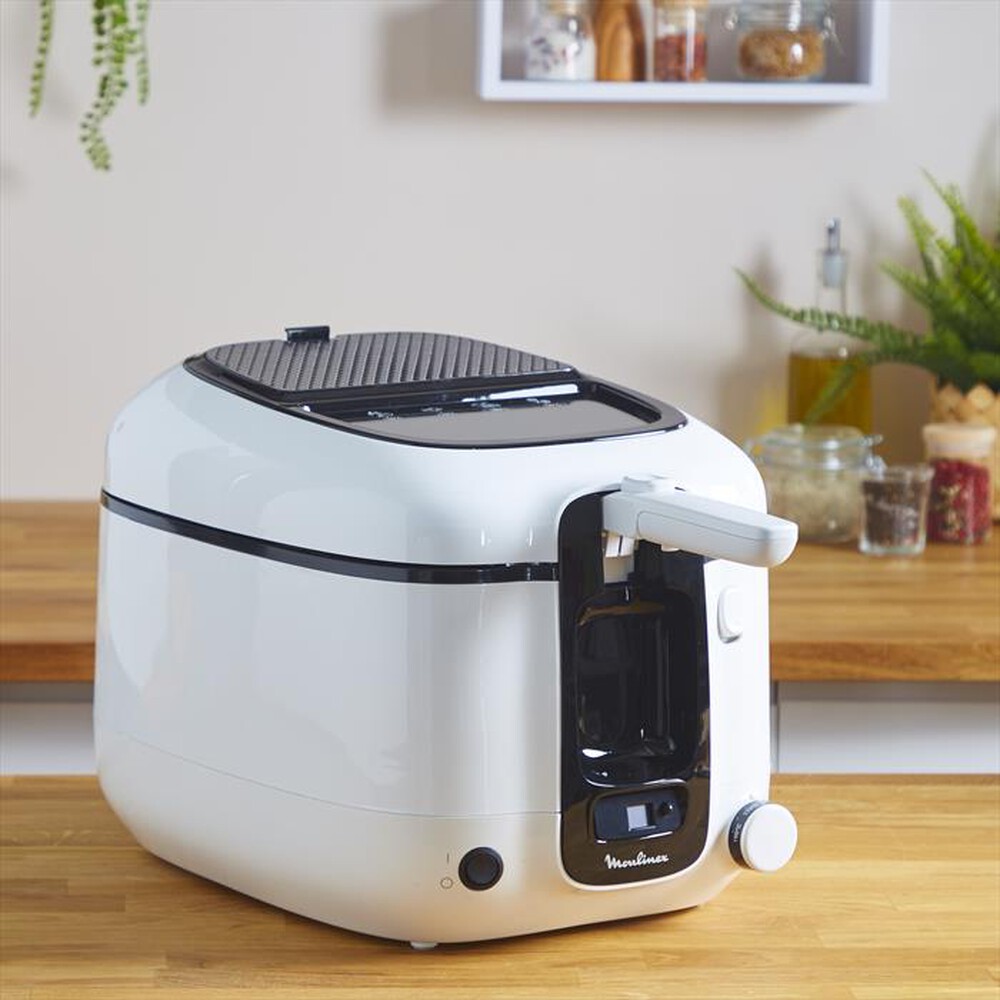 "MOULINEX - AM3140 Super Uno Friggitrice Elettrica-Bianco"