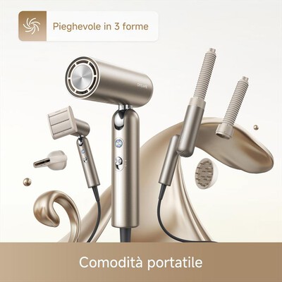 DREAME - Asciugacapelli POCKET PRO 2 HAIR DRYER-Gold
