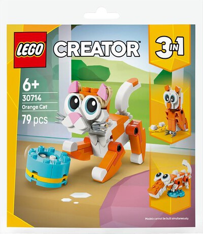 LEGO - 30714 GATTO ARANCIONE-Multicolore