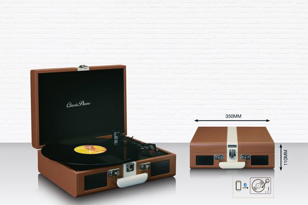 "LENCO - Piatto giradischi TT-120-BROWN"