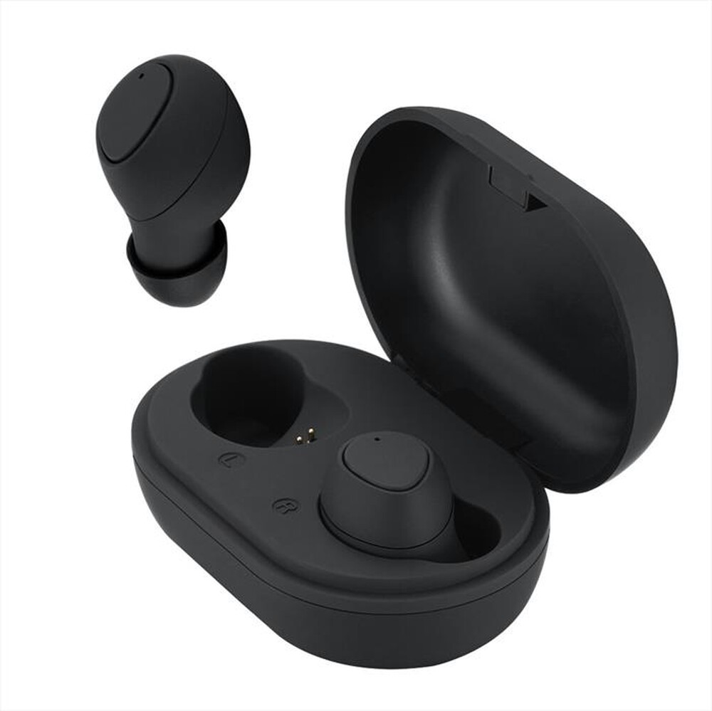 "MELICONI - TRUE BUDS 5.0-Plastica, colore nero"