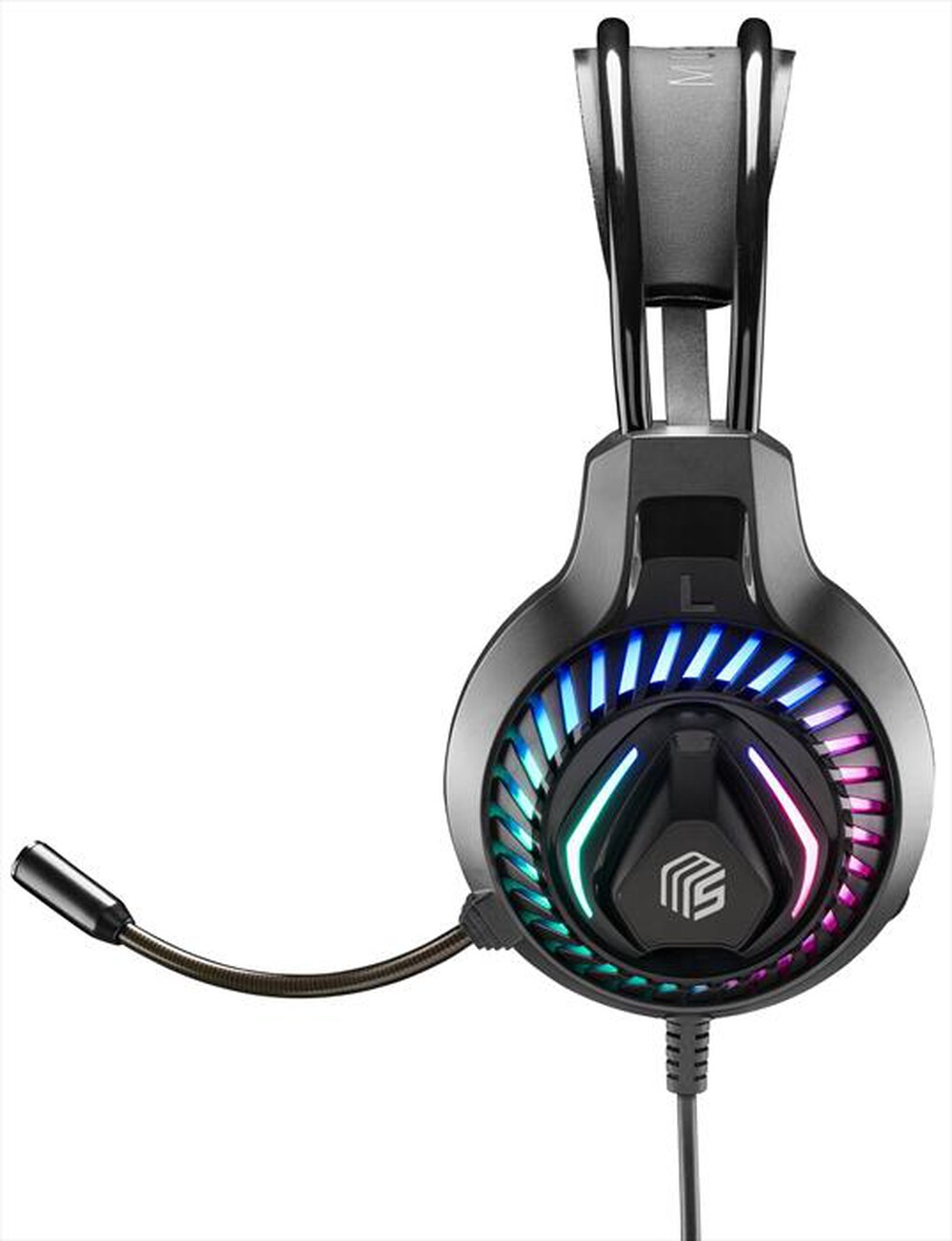 "CELLULARLINE - Cuffie gaming Predator HEADBMSPREDATORK-Nero"