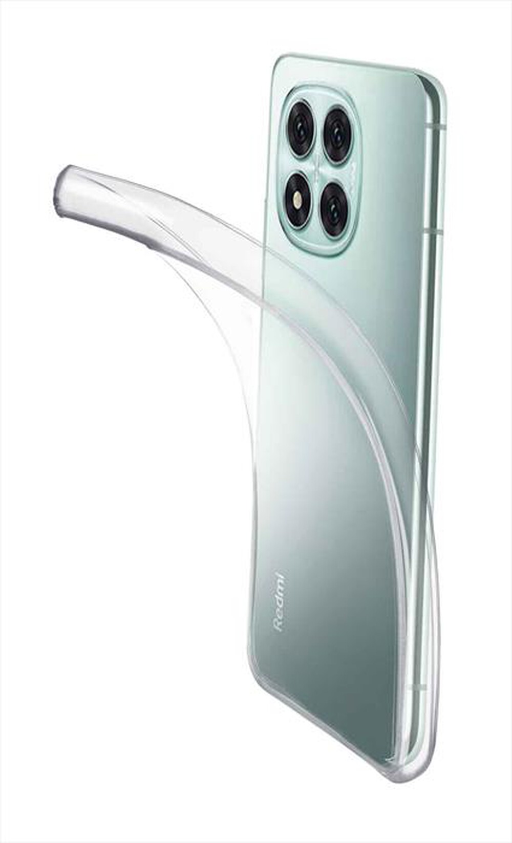"CELLULARLINE - Cover FINE per Redmi Note 14 Pro 5G-Trasparente"