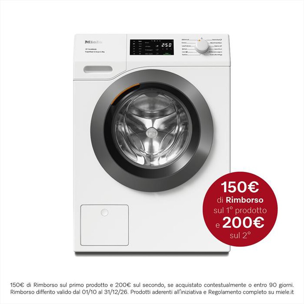 MIELE - Lavatrice WED395 WCS 9 Kg Classe A-Bianco