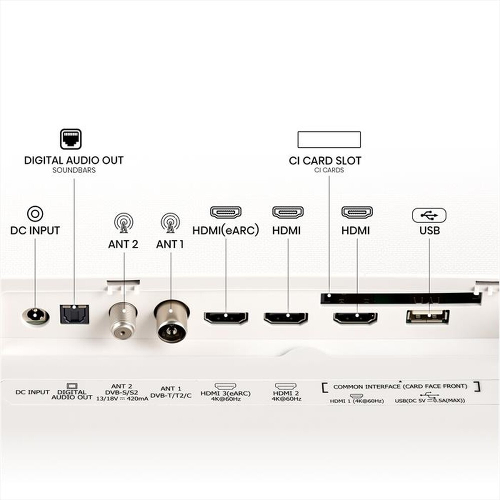 Immagine del prodotto HISENSE - Smart TV QLED 4K 43" D&egrave;co 43S5Q-BIANCO