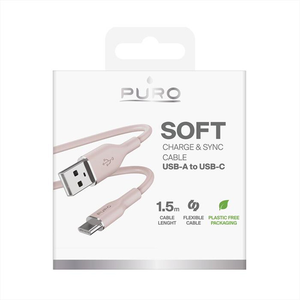 Immagine del prodotto PURO - Cavo ICON da USB-A a USB-C PUUSBCICONROSE
