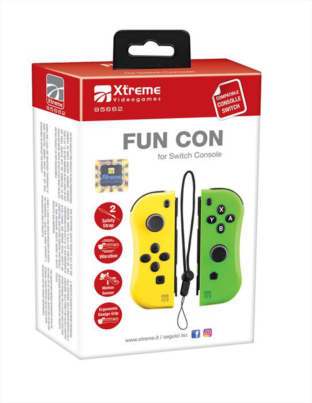 "XTREME - FUN CON PER SWITCH-GIALLO/VERDE"