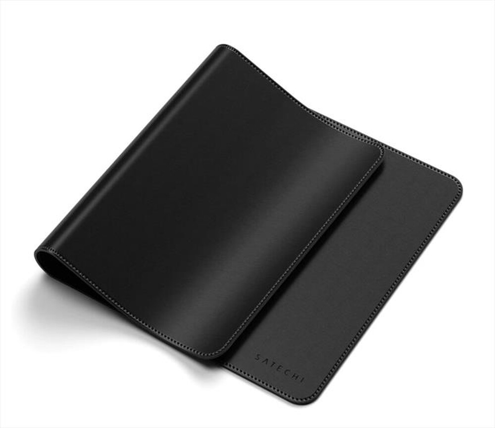 "SATECHI - DESKMATE - SOTTOMANO IN ECOPELLE-nero"