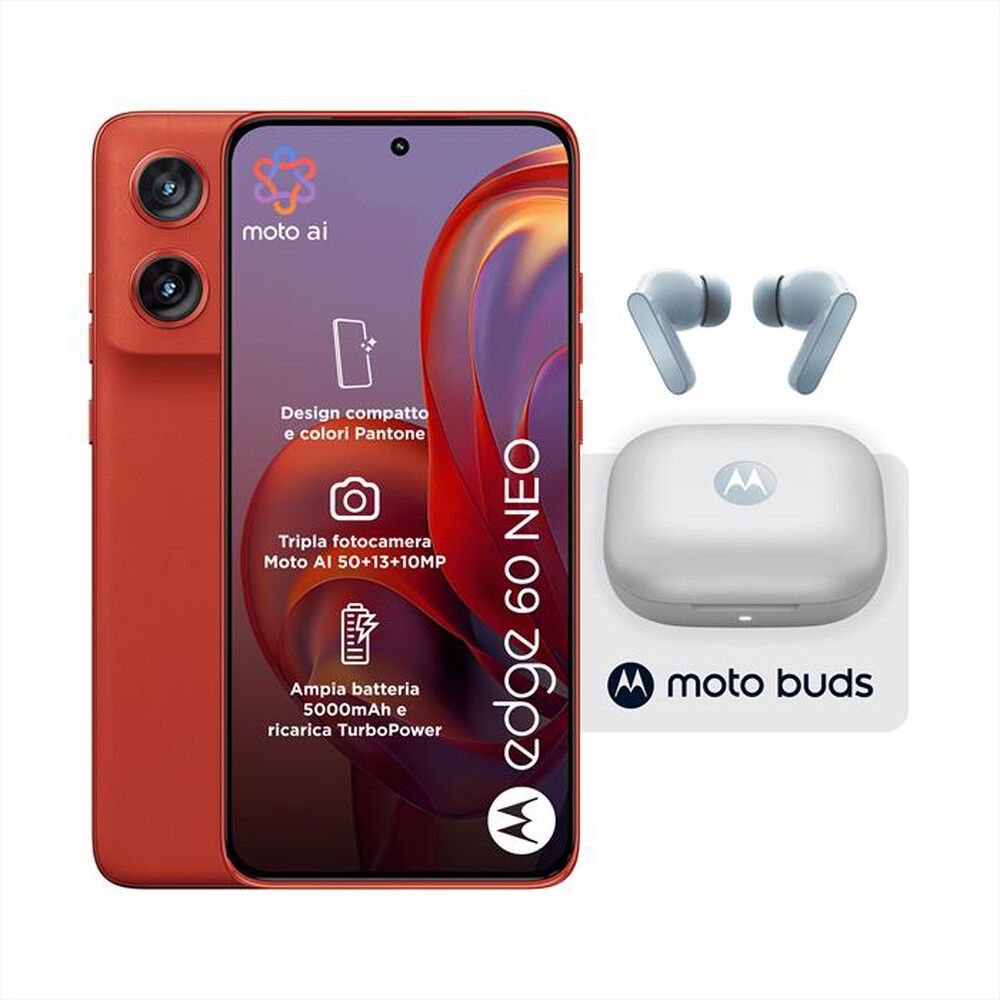 Immagine del prodotto MOTOROLA - Smartphone EDGE 60 NEO + MOTO BUDS-PANTONE Poinciana