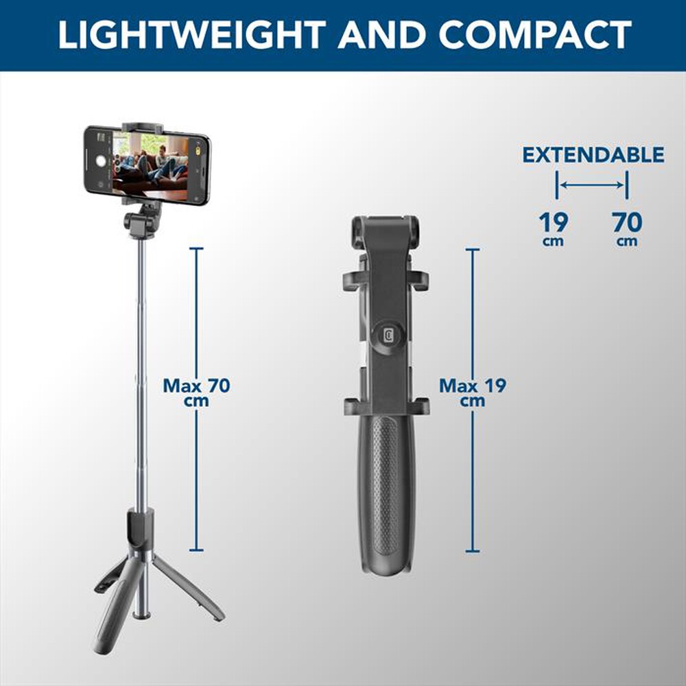 Immagine del prodotto CELLULARLINE - BTSELFIESTICKFREEK-Nero