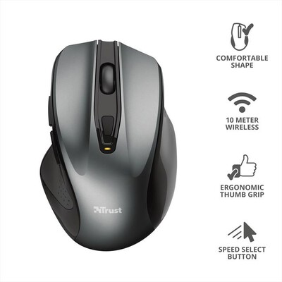 TRUST - NITO WIRELESS MOUSE-Black