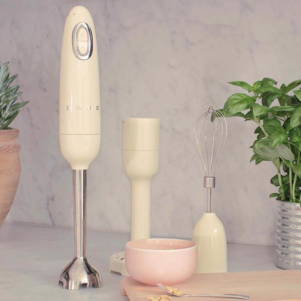 "SMEG - Frullatore ad immersione HBF11CREU-Crema"