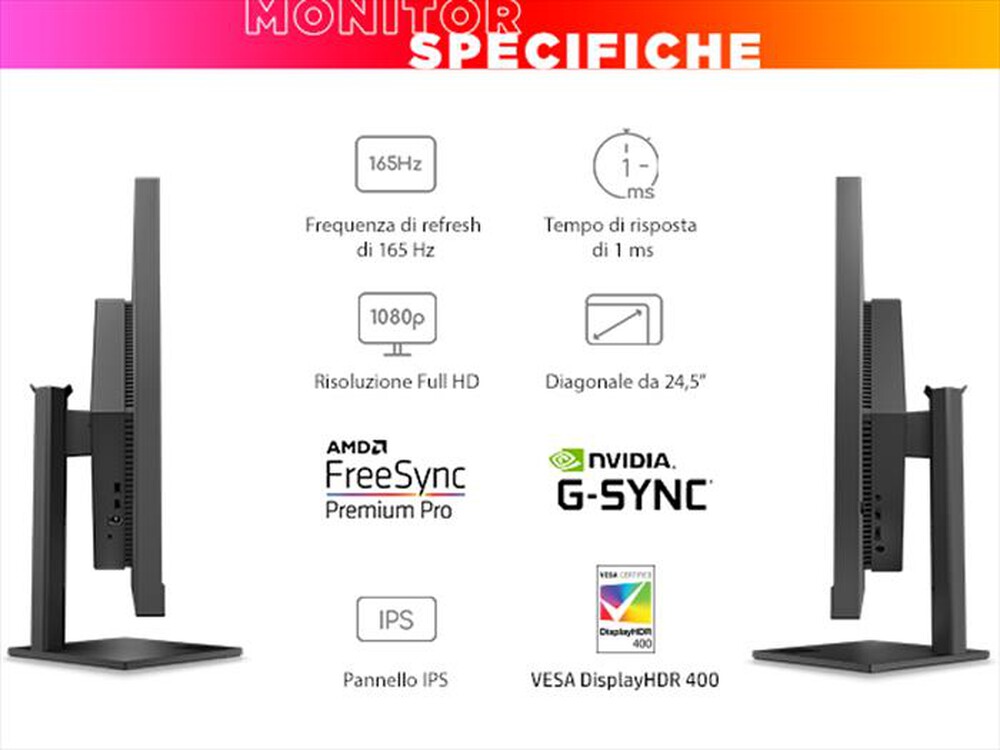 Immagine del prodotto HP - OMEN 25I-Nero