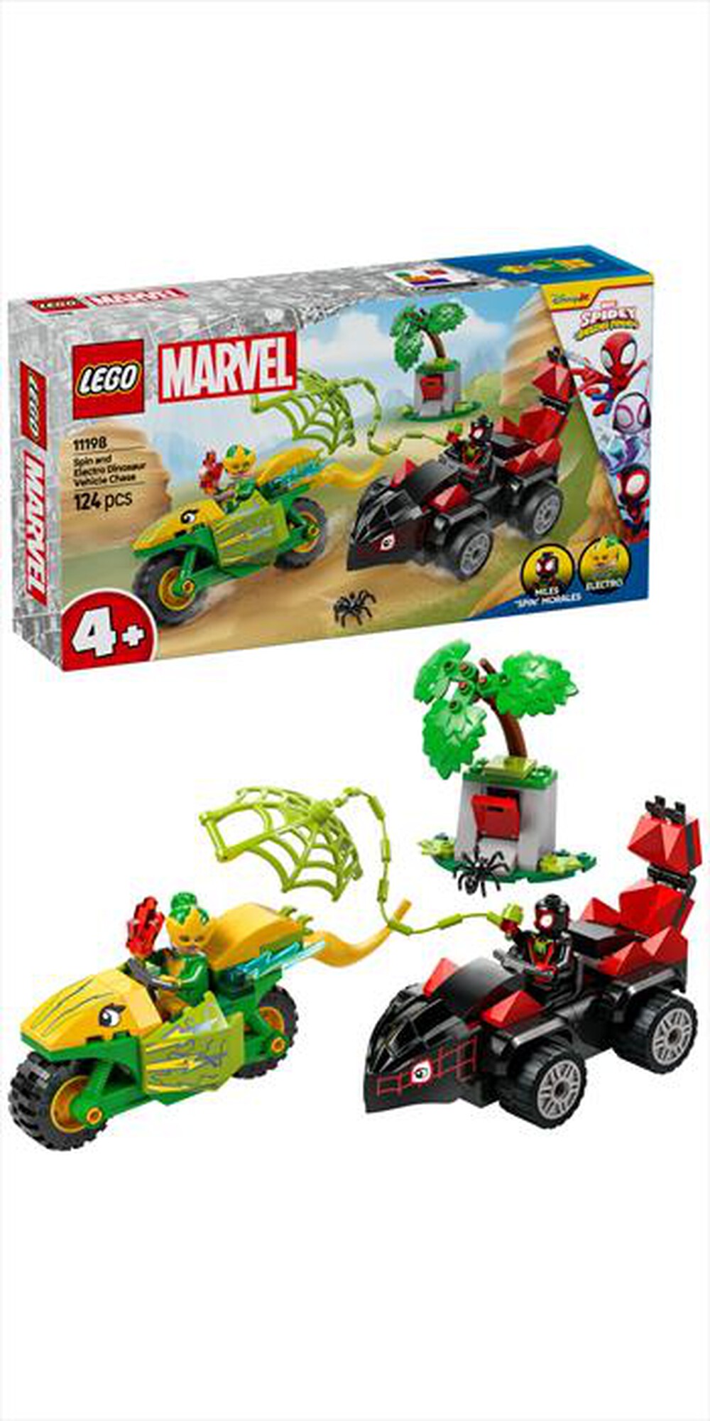 Immagine del prodotto LEGO - SPIDEY Inseguimento sui dino-veicoli 11198