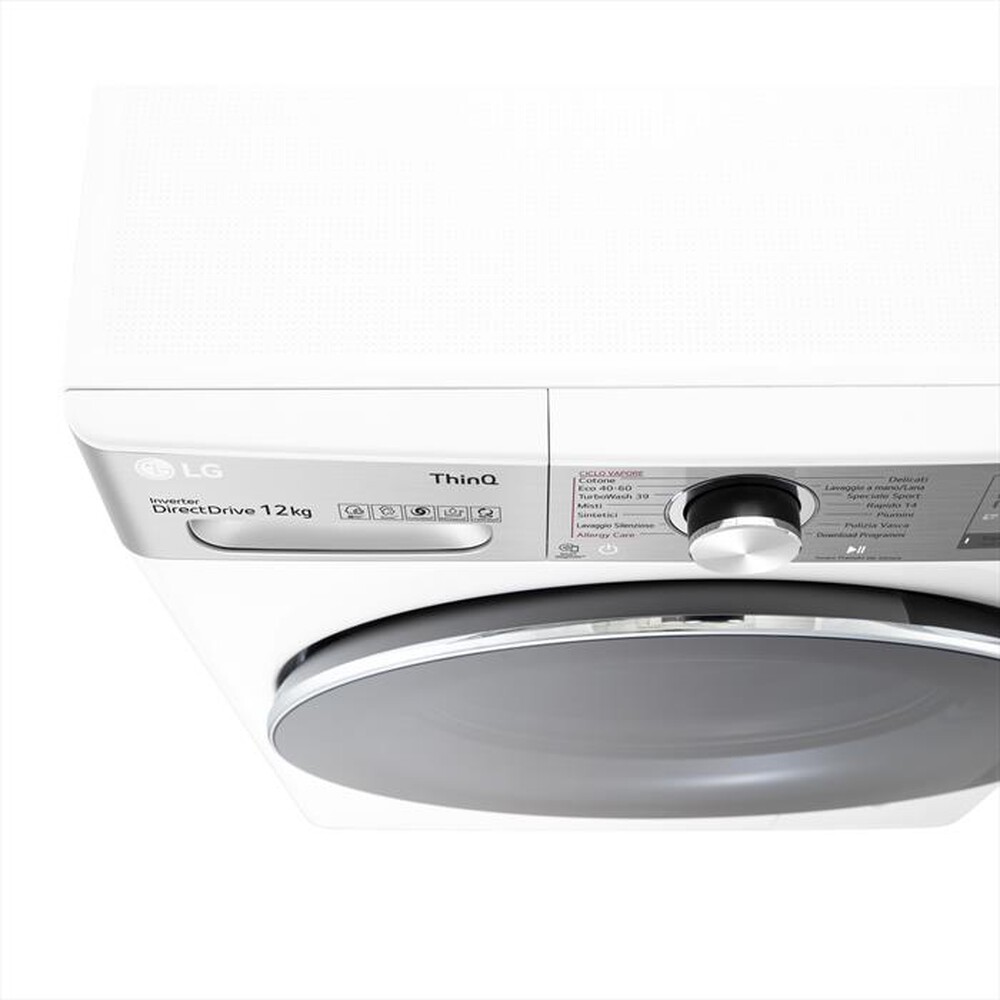 "LG - Lavasciuga F4DV912H2EA 12/8 Kg Classe E-Bianco"