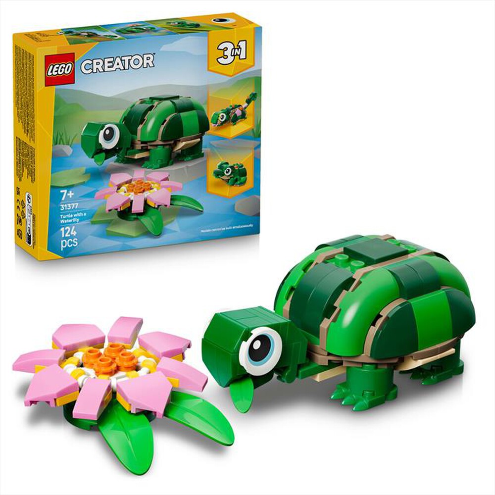 Immagine del prodotto LEGO - CREATOR 3IN1 Tartaruga con fiore di ninfea - 31377
