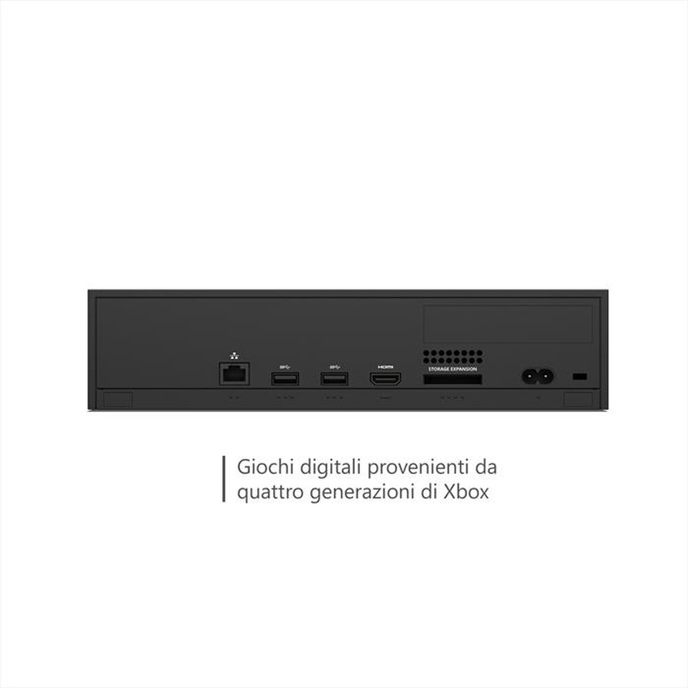 "MICROSOFT - XBOX SERIES S - 1TB-NERO"