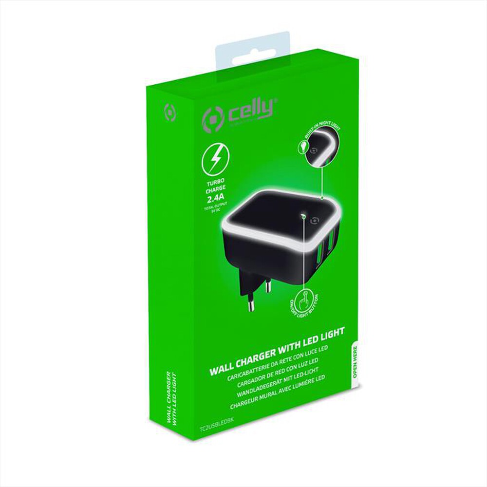 Immagine del prodotto CELLY - TC2USBLEDBK-Nero