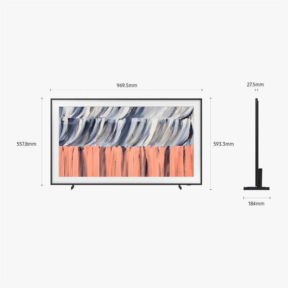 Immagine del prodotto SAMSUNG - TV The Frame QLED 4K Vision AI 43" QE43LS03HEUXZT-Black