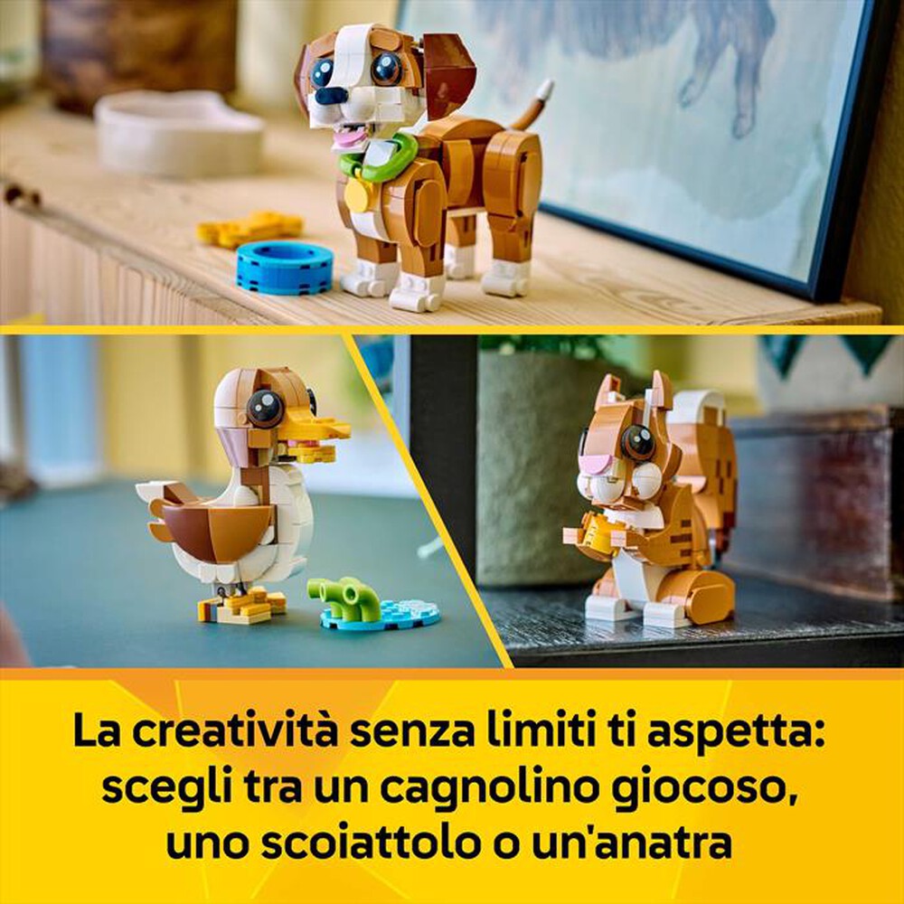 Immagine del prodotto LEGO - CREATOR 3IN1 Adorabili animali: cagnolino giocoso