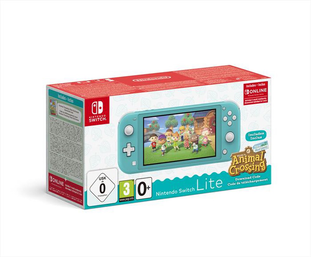 Immagine del prodotto NINTENDO - Switch Lite + Animal Crossing New Horizons-Turquoise