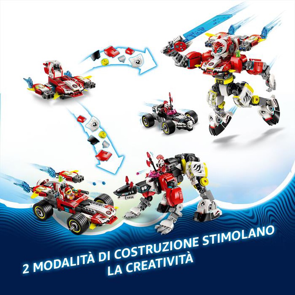 Immagine del prodotto LEGO - DREAMZzz Mech tigre Cooper e Bolide di Zero 71497