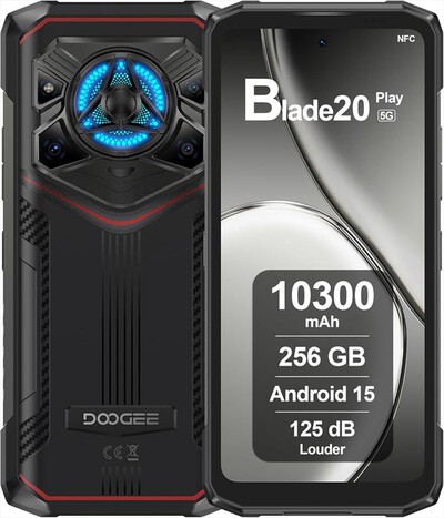 DOGEE - Smartphone BLADE 20 PLAY-Obsidian Silver