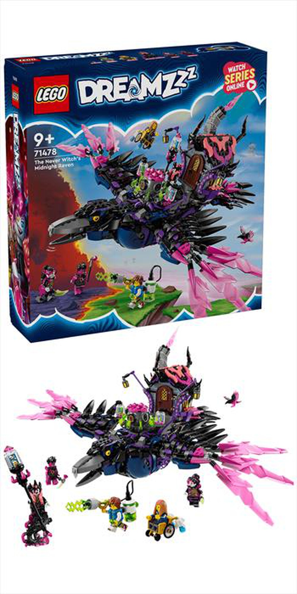 Immagine del prodotto LEGO - DREAMZzz Corvo di mezzanotte della Strega 71478