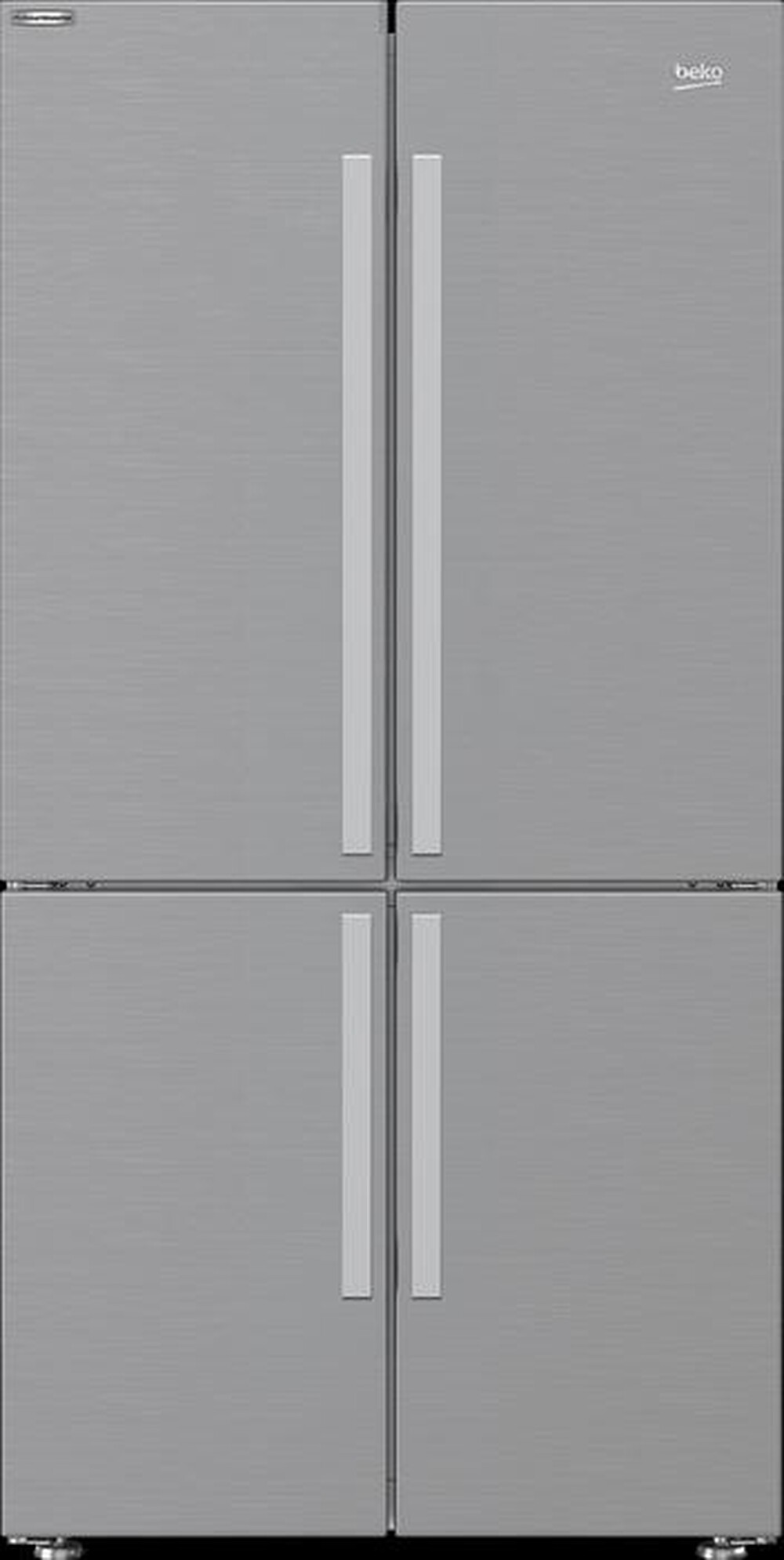 "BEKO - Frigorifero 3 e più porte GN1406231XBN Classe F-Metal Look"