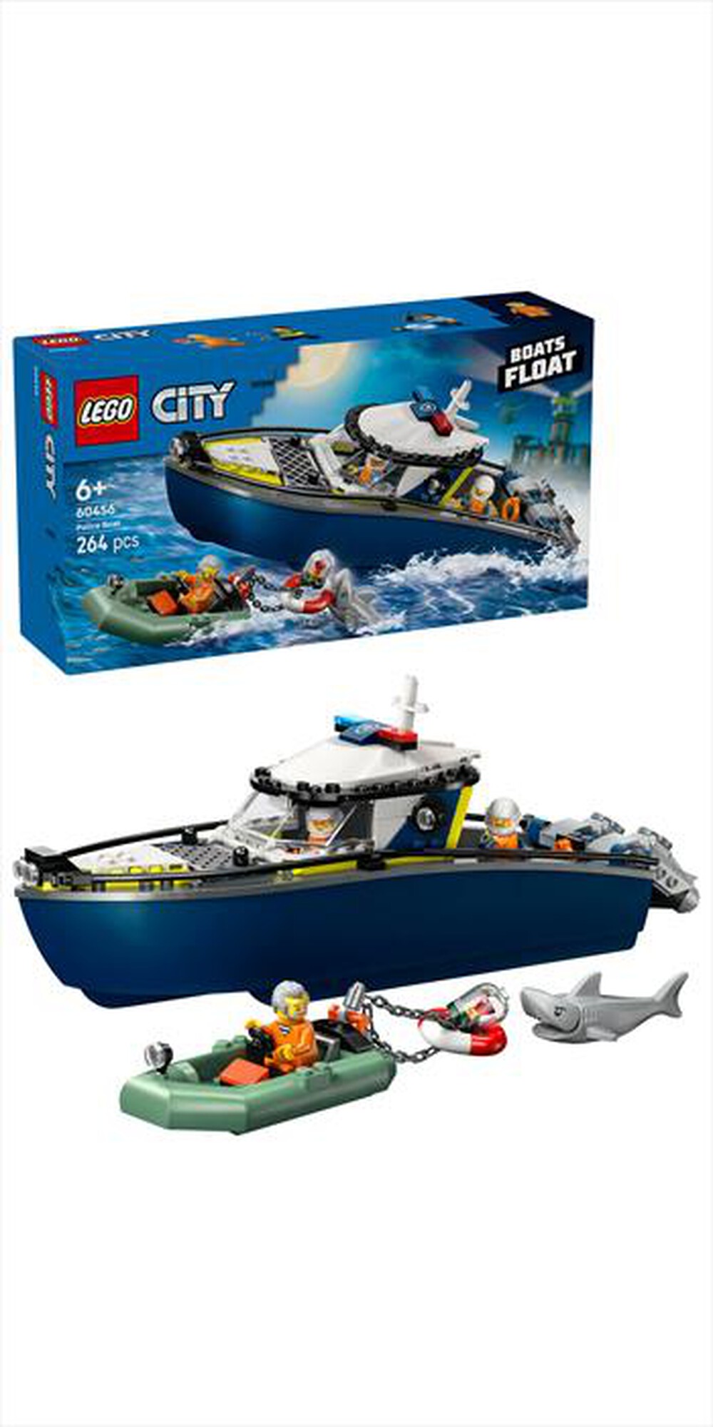 Immagine del prodotto LEGO - CITY POLICE Inseguimento motoscafo Polizia 60456