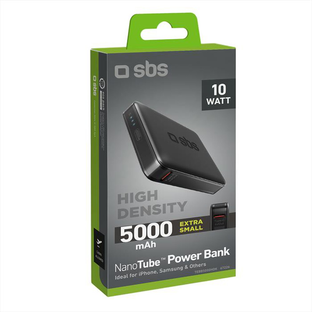 "SBS - Powerbank 5000mAh TEBB5000HDK-Nero"