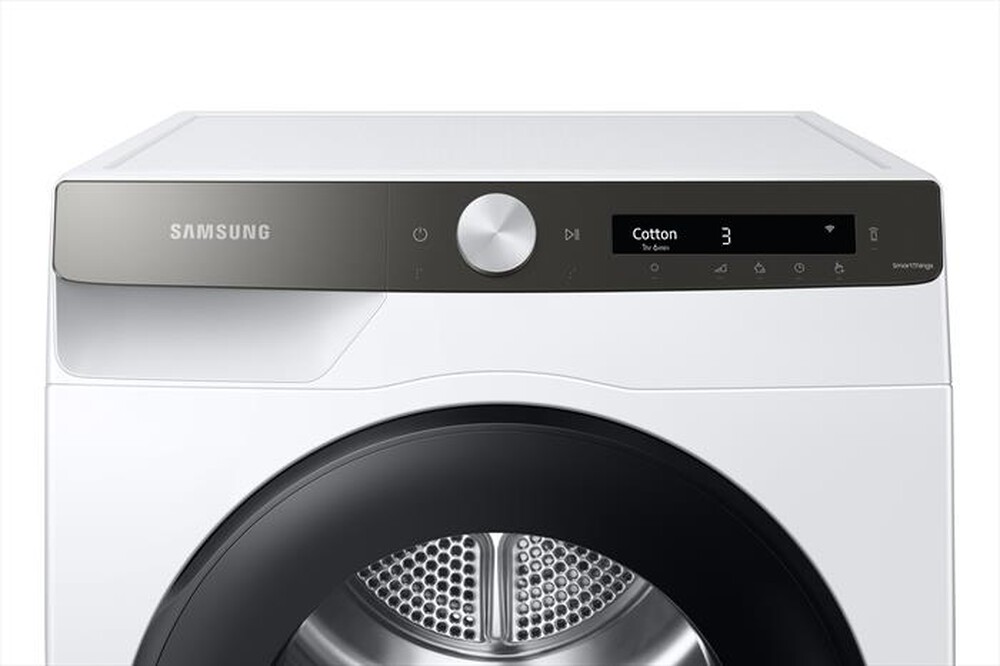 "SAMSUNG - Asciugatrice DV90T5240AT/S3 - 9 Kg - A+++-BIANCO CON OBLO' Shiny Black"