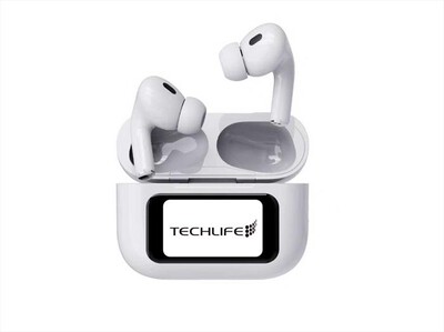 TECHLIFE - Auricolare bluetooth TLMT0030-WHITE