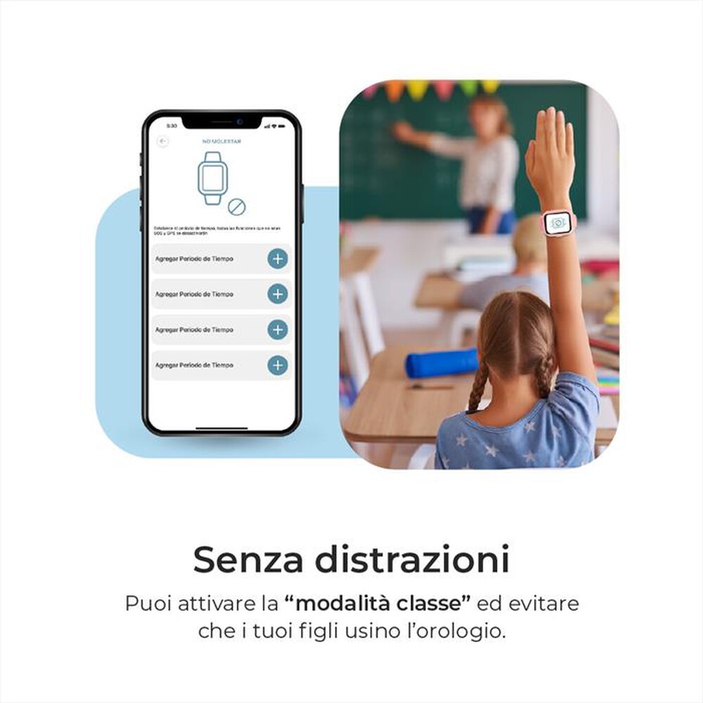 Immagine del prodotto SAVEFAMILY - Smartwatch SAVEWATCH ICONIC PLUS 2-Streamer