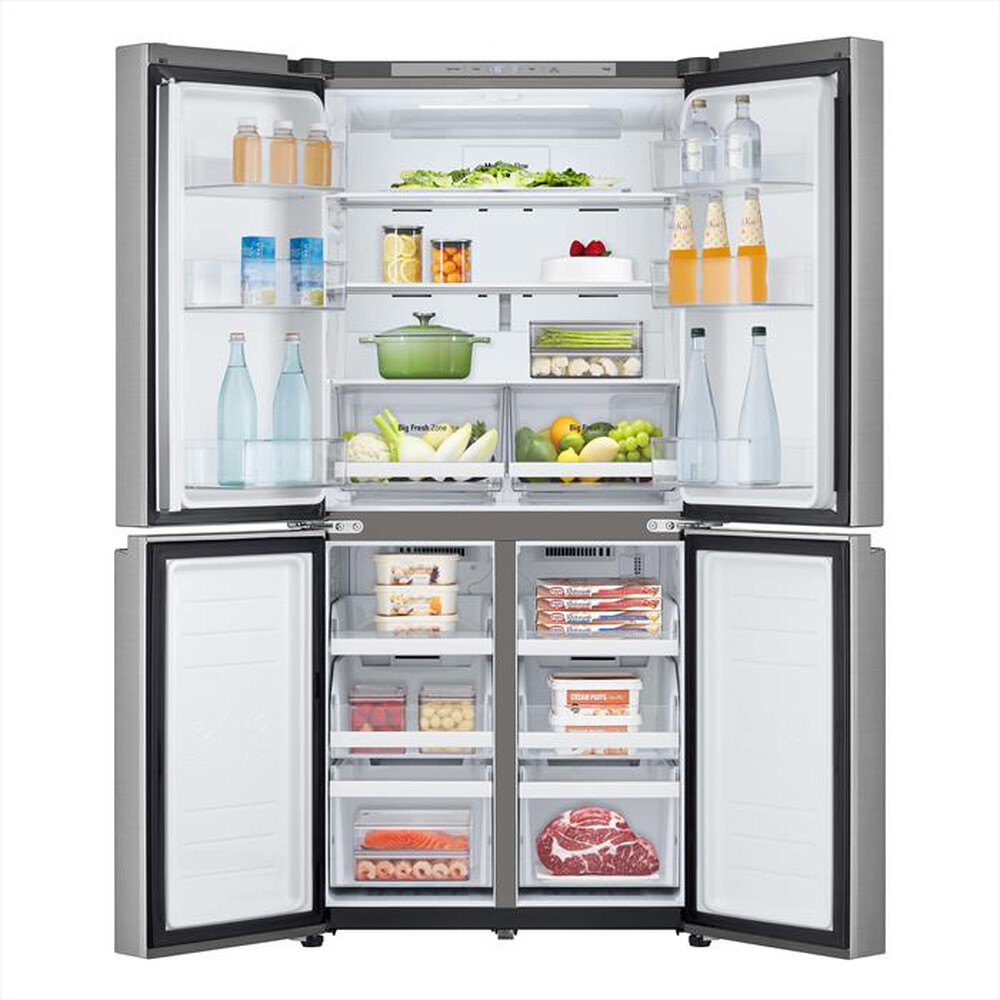 "LG - Frigorifero 4 porte GMB860PYDE Classe E 530L-Argento"