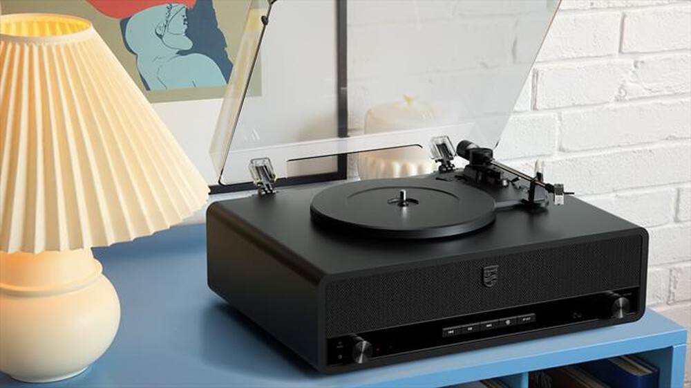 Immagine del prodotto PHILIPS - THE STEVIE Giradischi Bluetooth TAV3000B/10-Black