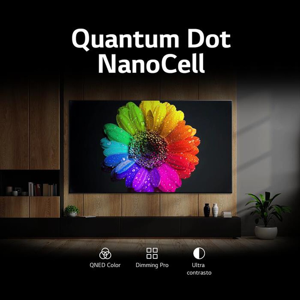 "LG - Smart TV Q-LED UHD 4K 50\" 50QNED756RA-Blu"