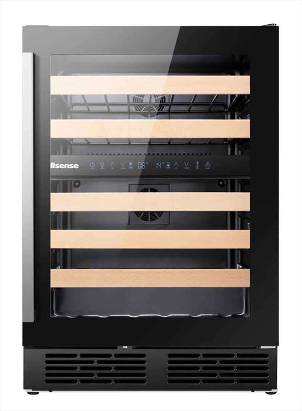 "HISENSE - Cantinetta RW17W4NWLG0 Classe G 46 bottiglie-Nero Glass"