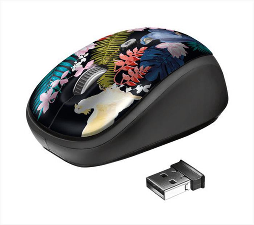 "TRUST - YVI WIRELESS MOUSE-Parrot"